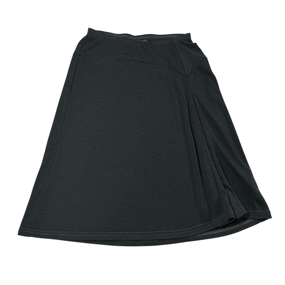Kuhl‎ Mova Skirt Womens XS Gray AeroSoft Tencel Blend A-Line Hiking Travel Skirt